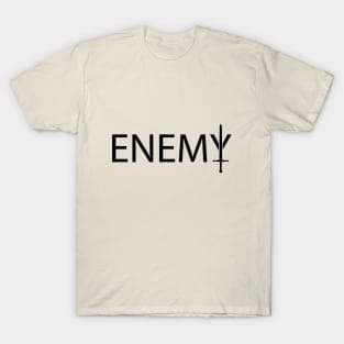 Enemy typography design T-Shirt